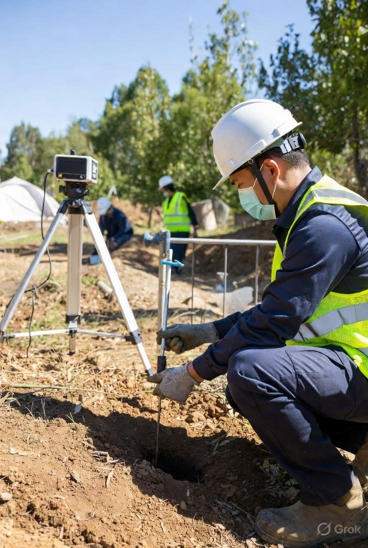 Ground Penetrating Radar Survey in Raipur 